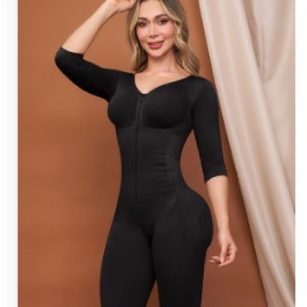 Black Zip-Up Bodysuit
